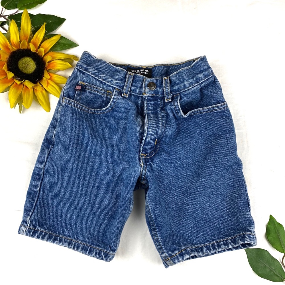 Vintage Ralph Lauren Polo Blue Jean Shorts